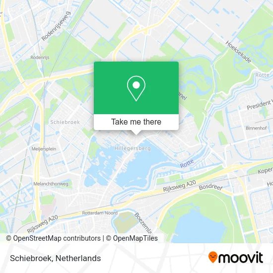 Schiebroek map