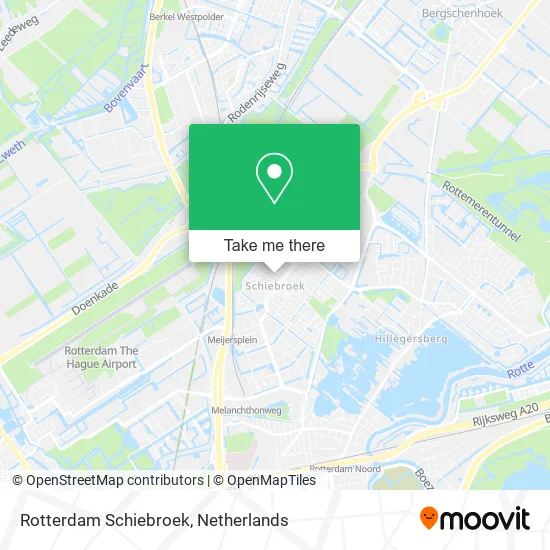 Rotterdam Schiebroek map