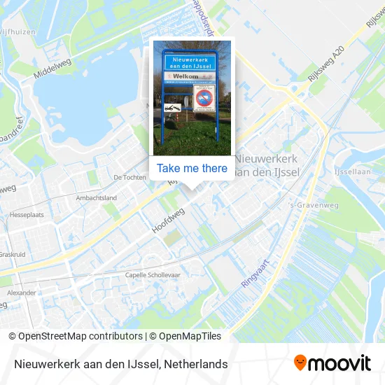 Nieuwerkerk aan den IJssel Karte
