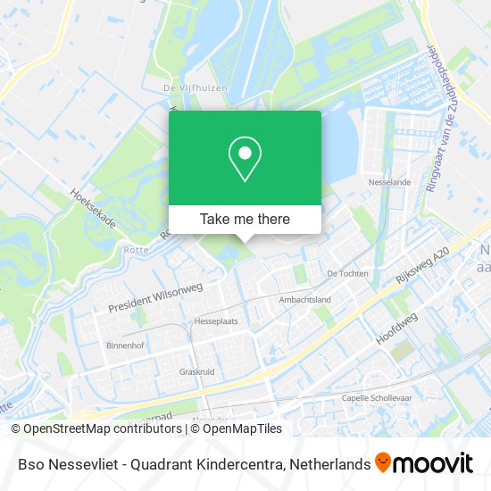 Bso Nessevliet - Quadrant Kindercentra map