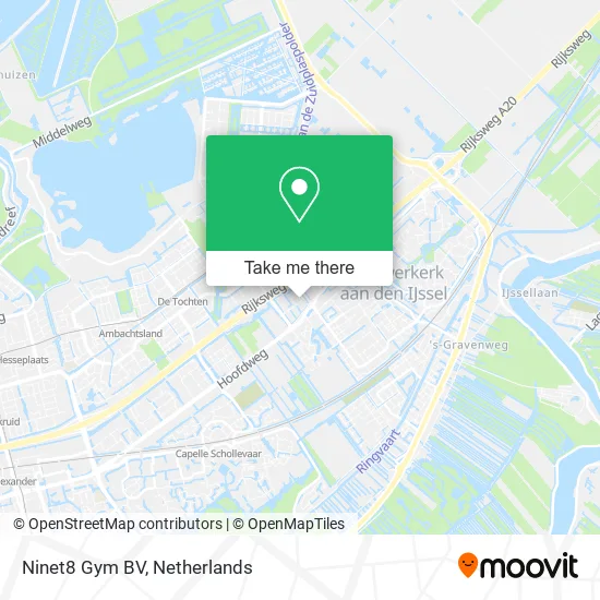 Ninet8 Gym BV map