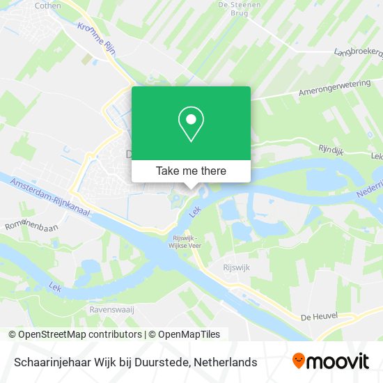 Schaarinjehaar Wijk bij Duurstede map
