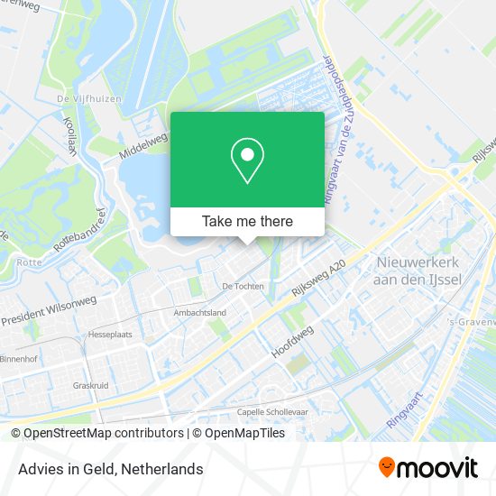 Advies in Geld map