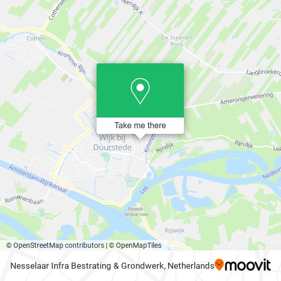 Nesselaar Infra Bestrating & Grondwerk map