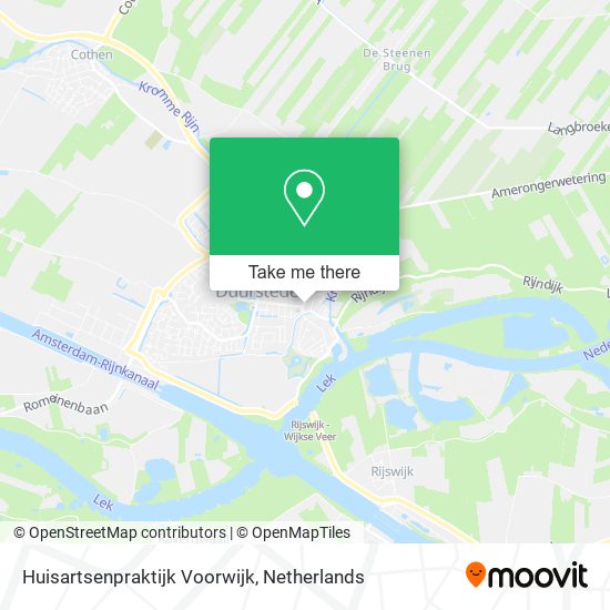 Huisartsenpraktijk Voorwijk Karte