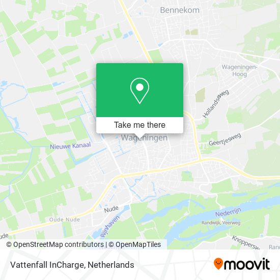 Vattenfall InCharge map