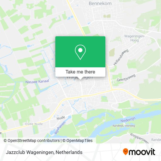 Jazzclub Wageningen map