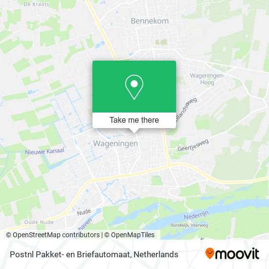 Postnl Pakket- en Briefautomaat map