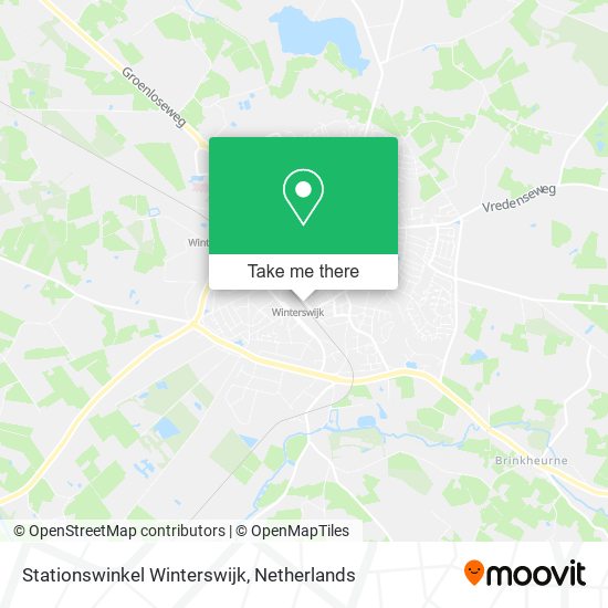 Stationswinkel Winterswijk map