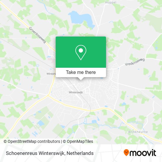 Schoenenreus Winterswijk map