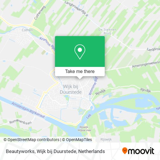 Beautyworks, Wijk bij Duurstede map