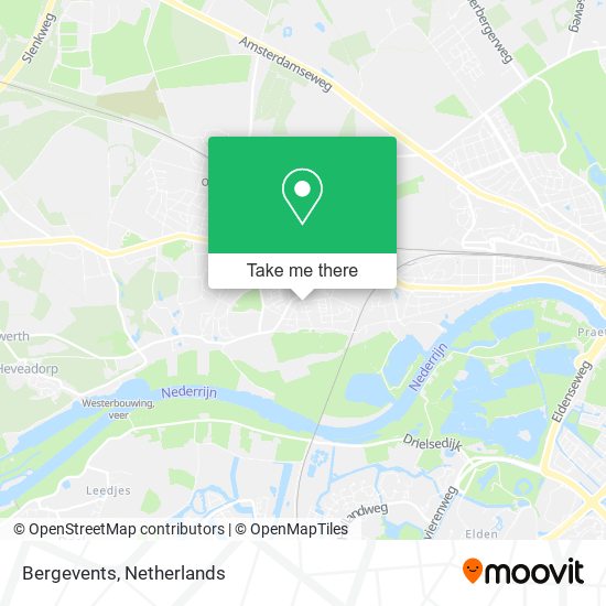 Bergevents map