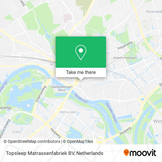 Topsleep Matrassenfabriek BV map