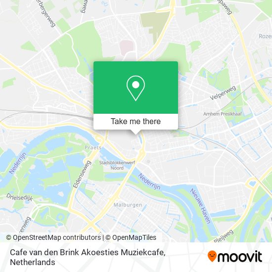 Cafe van den Brink Akoesties Muziekcafe Karte