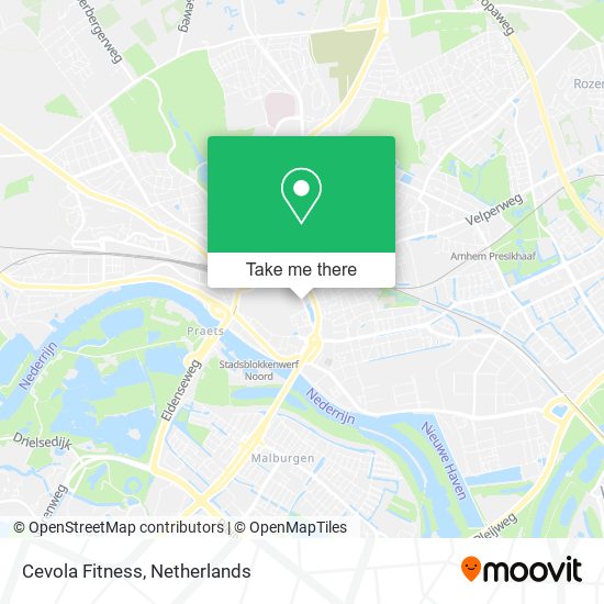 Cevola Fitness map