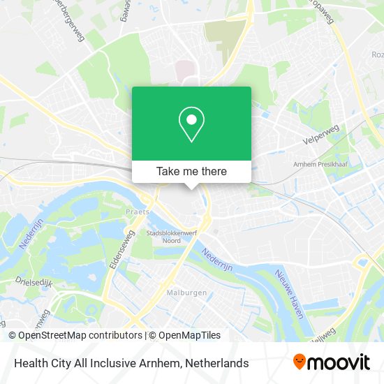 Health City All Inclusive Arnhem map