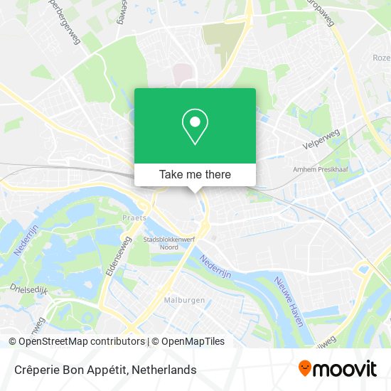 Crêperie Bon Appétit map