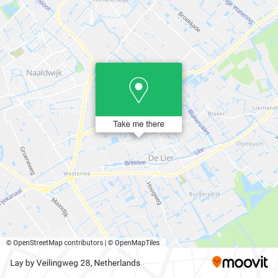 Lay by Veilingweg 28 map
