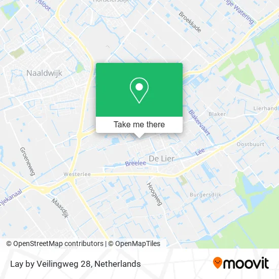 Lay by Veilingweg 28 map