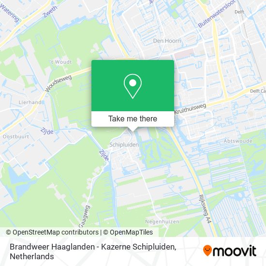 Brandweer Haaglanden - Kazerne Schipluiden map