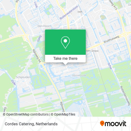 Cordes Catering map