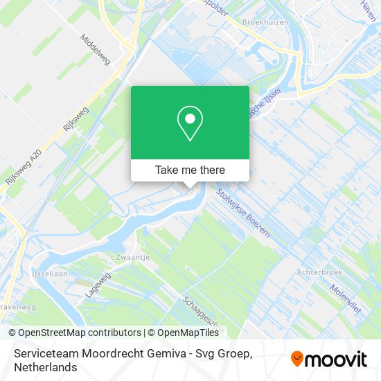 Serviceteam Moordrecht Gemiva - Svg Groep map