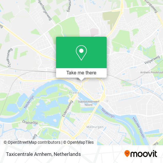 Taxicentrale Arnhem map