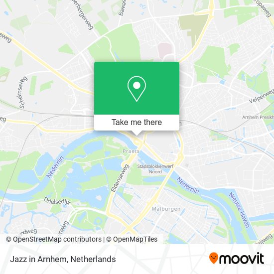 Jazz in Arnhem map