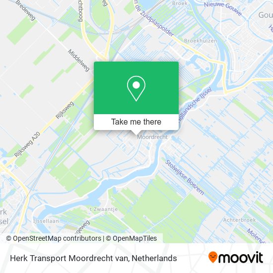 Herk Transport Moordrecht van Karte