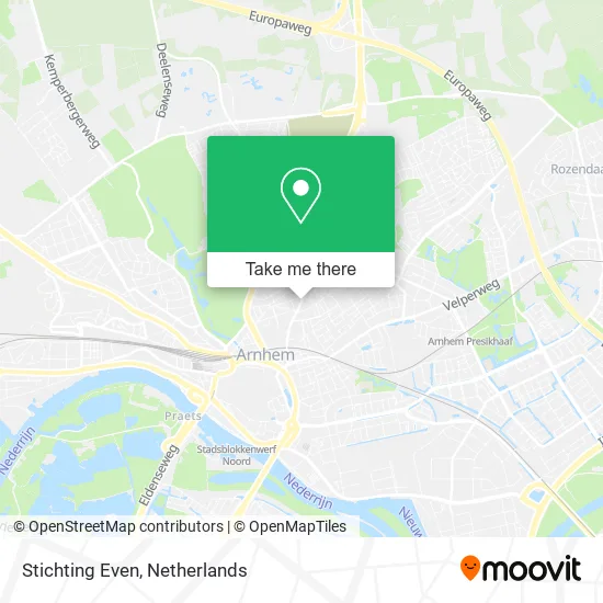 Stichting Even map