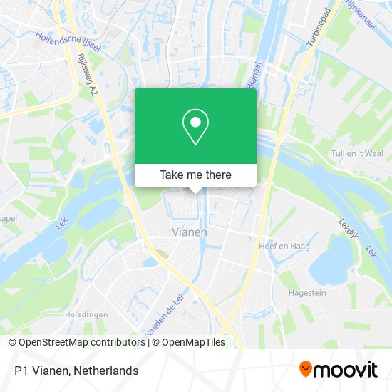 P1 Vianen map