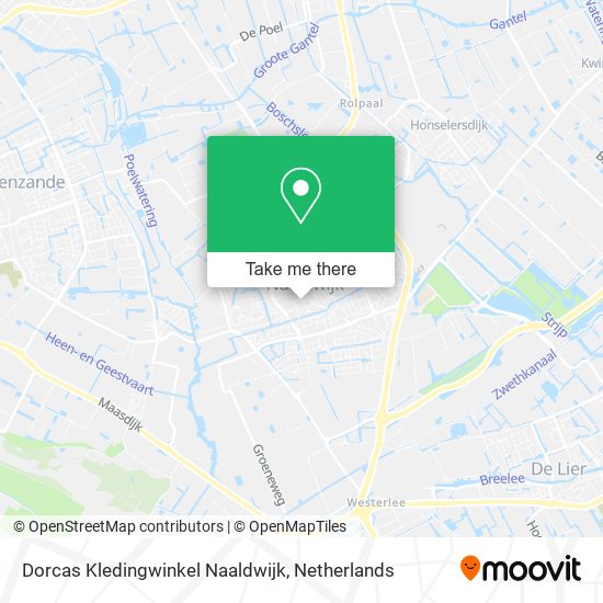 Dorcas Kledingwinkel Naaldwijk map