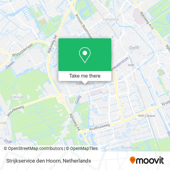 Strijkservice den Hoorn map