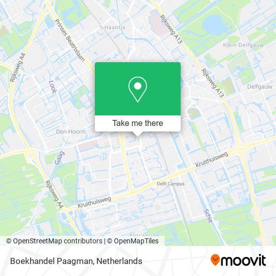 Boekhandel Paagman map