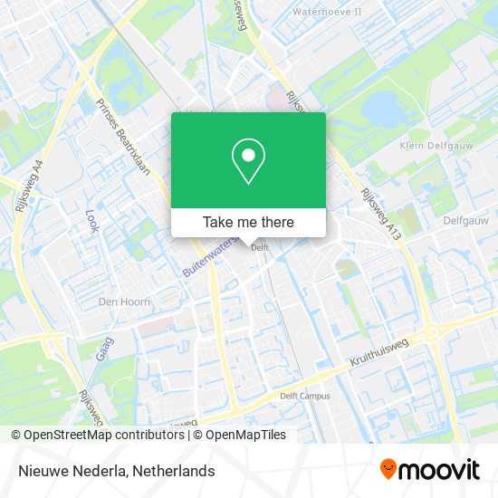 Nieuwe Nederla map