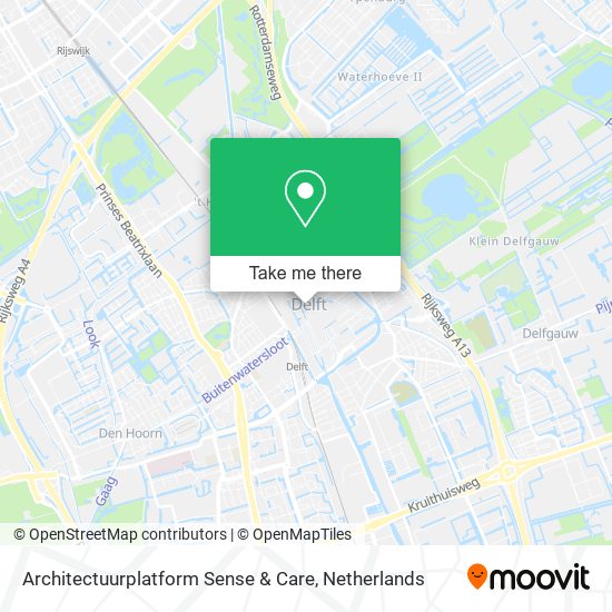 Architectuurplatform Sense & Care map