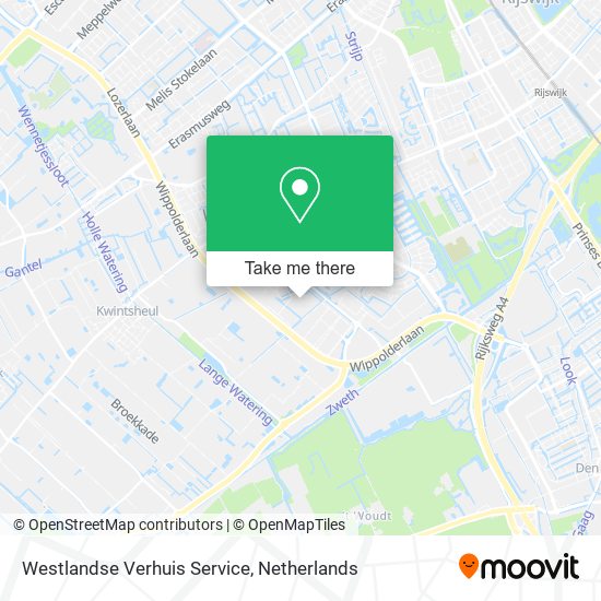 Westlandse Verhuis Service map