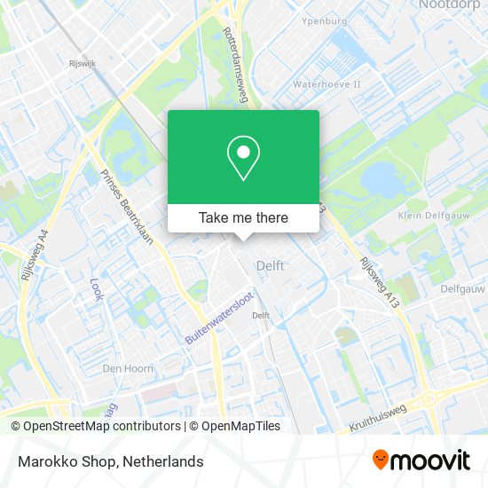 Marokko Shop map