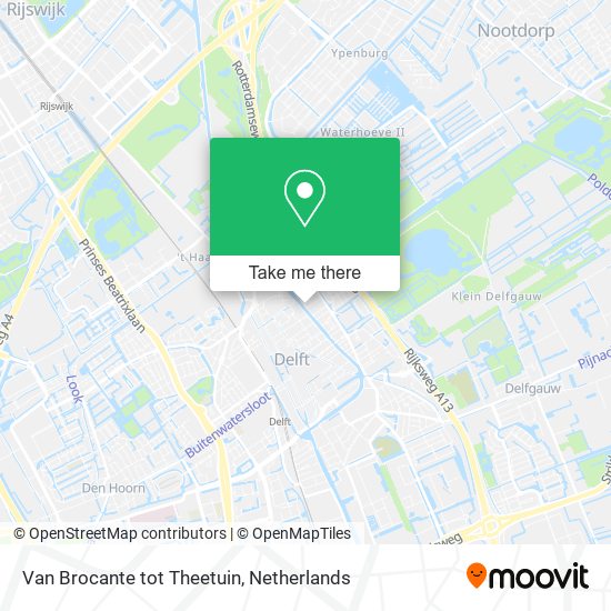 Van Brocante tot Theetuin map