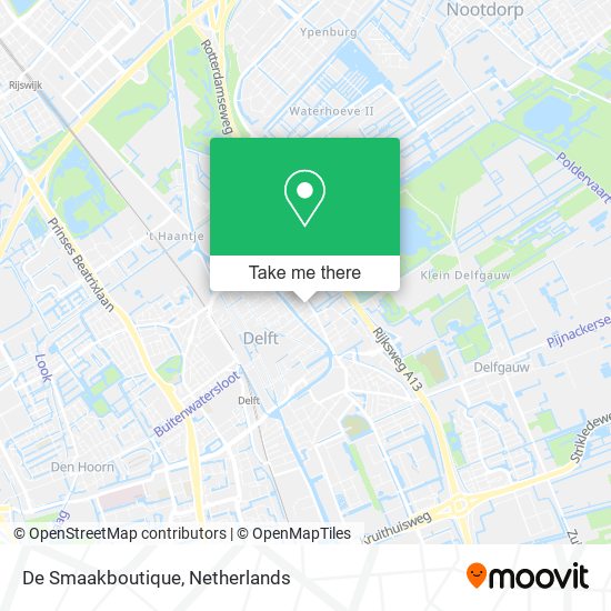 De Smaakboutique map