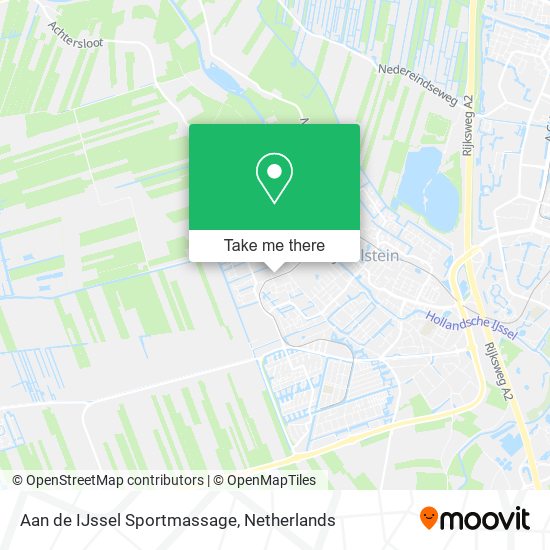 Aan de IJssel Sportmassage Karte