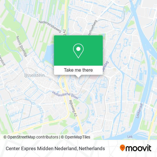 Center Expres Midden Nederland map