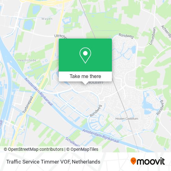 Traffic Service Timmer VOF map