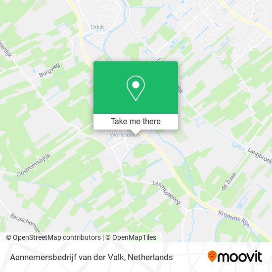 Aannemersbedrijf van der Valk map