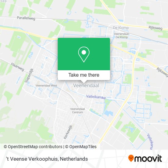 't Veense Verkoophuis map