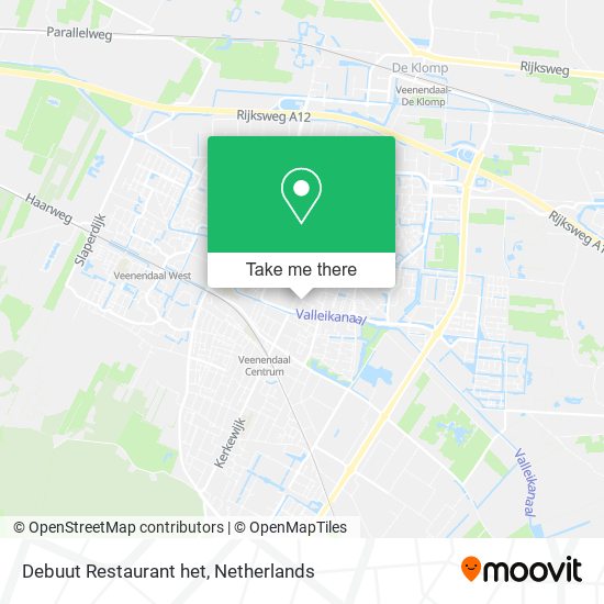 Debuut Restaurant het map