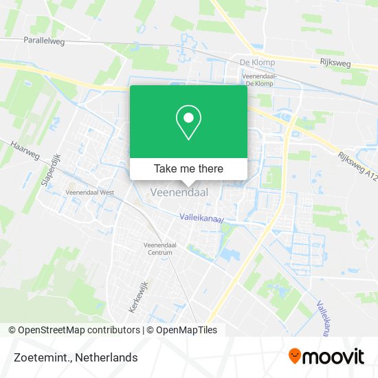 Zoetemint. map