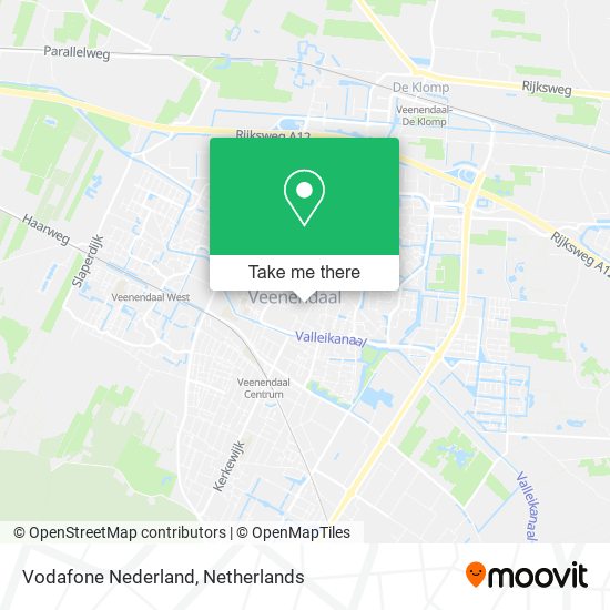 Vodafone Nederland map