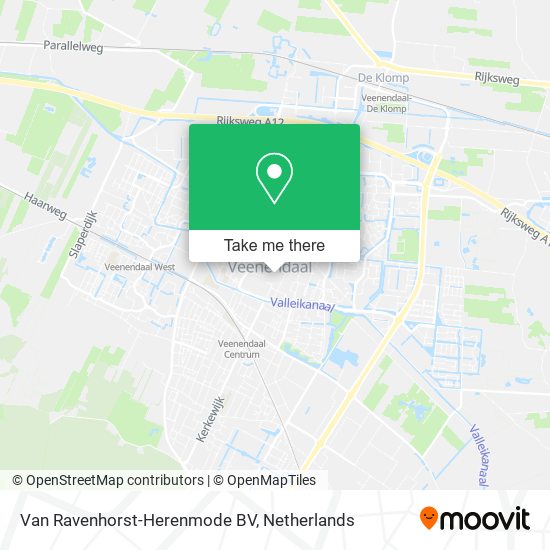 Van Ravenhorst-Herenmode BV Karte