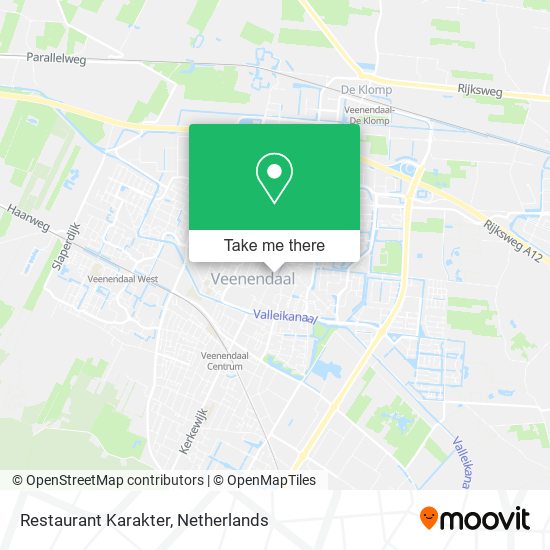 Restaurant Karakter map